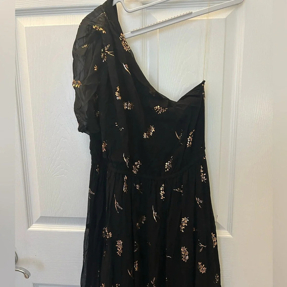 ! Hale Bob Hollynn Asymmetrical Solid Maxi sz L - Picture 7 of 10